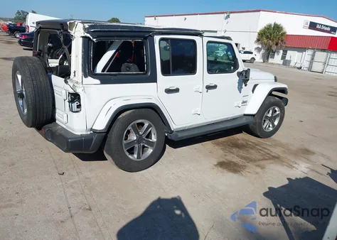 2021 Jeep Wrangler Unlimited Sahara 4X4 from USA, damaged, VIN 1C4HJXEN4MW525322